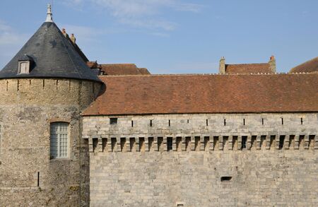 France, the picturesque castle of Dieppe in Normandieのeditorial素材