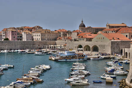 Croatia, the old and picturesque city of Dubrovnikのeditorial素材
