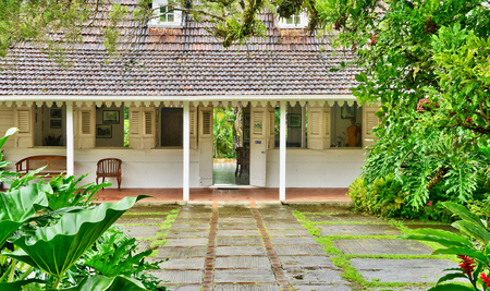 France, Martinique, the picturesque garden of Balataの写真素材