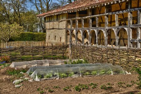 France, the picturesque Bresse museum in Saint Cyr sur Menthonのeditorial素材