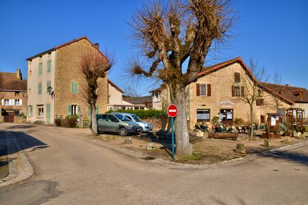 France, the picturesque village of Anzy le duc in Saone et Loireのeditorial素材