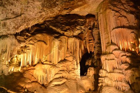 Slovenia, the picturesque and historical cave of Postojnaの写真素材