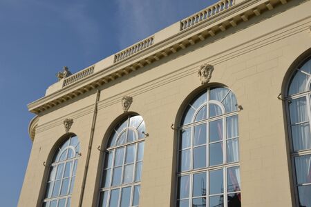 France, the picturesque casino of Deauville in Normandieのeditorial素材