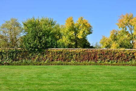 Ile de France, the Marie Antoinette estate in the parc of Versailles Palaceのeditorial素材