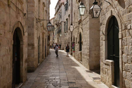 Croatia, the old and picturesque city of Dubrovnikのeditorial素材