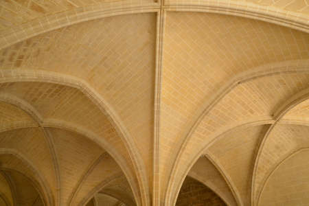 Ile de France, the picturesque abbey of Royaumont in Val d Oiseの写真素材