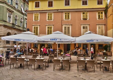 Croatia, the picturesque city of Zadar in Balkanのeditorial素材