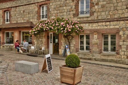 France, the picturesque city of Veules les Roses in Seine Maritimeのeditorial素材