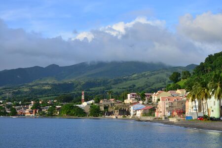 Martinique, the picturesque city of Fort de France in West Indies