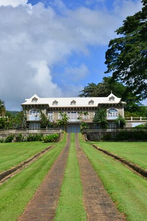 Martinique, the Depaz distillery in Saint Pierre in West Indiesのeditorial素材