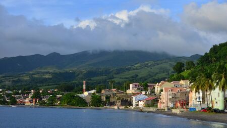 Martinique, the picturesque city of Fort de France in West Indiesの写真素材