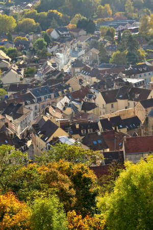 Ile de France, the picturesque village of Chevreuseの写真素材
