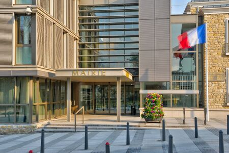 Ile de France, the city hall of Les Mureaux