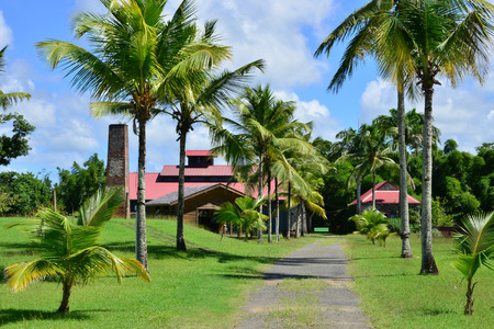 Martinique, the picturesque maison de la canne of Les Trois Ilets in West Indiesのeditorial素材