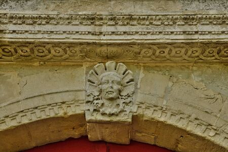 France, the picturesque castle of Saint Germain de Livetのeditorial素材