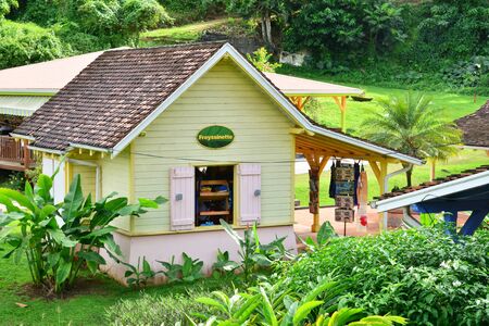 Martinique, the banana museum of Sainte Marie in West Indiesのeditorial素材