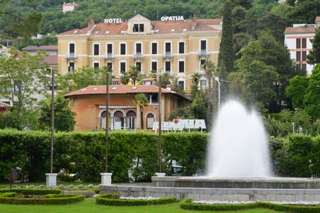 Croatia, the picturesque and historical city of Opatija in Balkanのeditorial素材