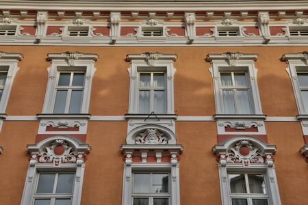 Croatia, hotel in the picturesque and historical city of Opatija in Balkanのeditorial素材