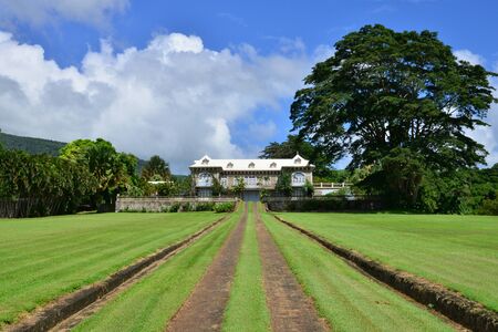 Martinique, the Depaz distillery in Saint Pierre in West Indiesのeditorial素材
