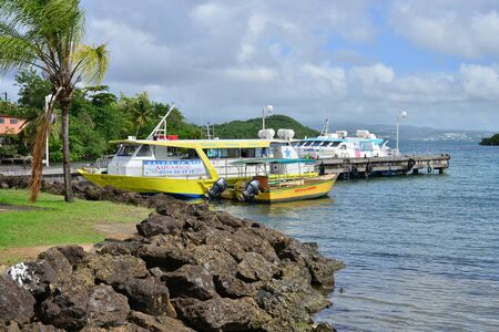 Martinique, the picturesque village of Les Les trois Iletsのeditorial素材