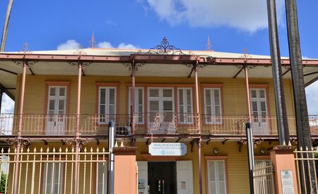 Martinique, the picturesque city of Fort de France in West Indies