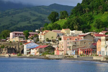 Martinique, the picturesque city of Fort de France in West Indiesの写真素材