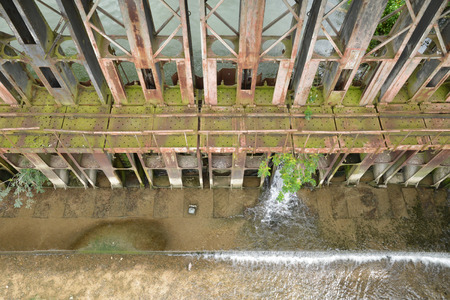 France, the picturesque lock of Poses Amfrevilleの写真素材
