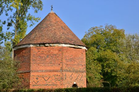 France, the picturesque pigeon house of Bois Guilbert in Normandieの写真素材