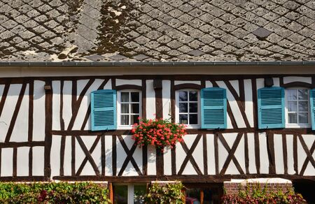 France, the picturesque city of Ry Seine Maritimeの写真素材