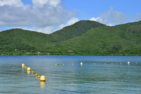 Martinique, the coast of Sainte Anne in West Indies