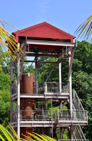 Martinique, the picturesque distillery JM in Macouba in West Indiesのeditorial素材