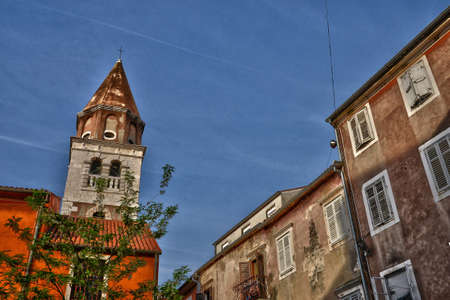 Croatia, the picturesque city of Zadar in Balkanの写真素材