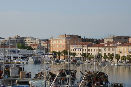 Croatia, the picturesque city of Zadar in Balkanのeditorial素材