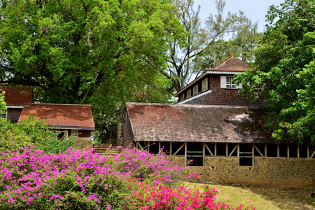 Martinique, the picturesque Habitation Clement in Le Francois in West Indiesのeditorial素材