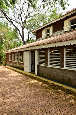 Martinique, the picturesque Habitation Clement in Le Francois in West Indiesのeditorial素材