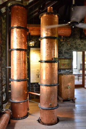 Martinique, the St James distillery of Sainte Marie in West Indiesのeditorial素材