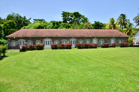 Martinique, Habitation Fonds Saint Jacques in Sainte Marieのeditorial素材