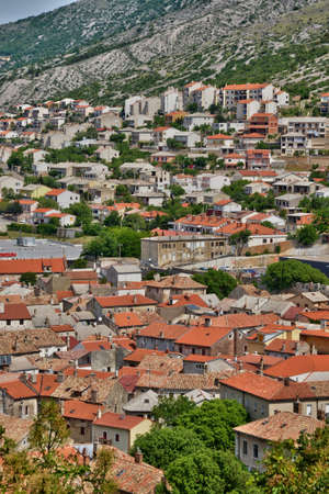 Croatia, the picturesque and historical city of Senjの写真素材