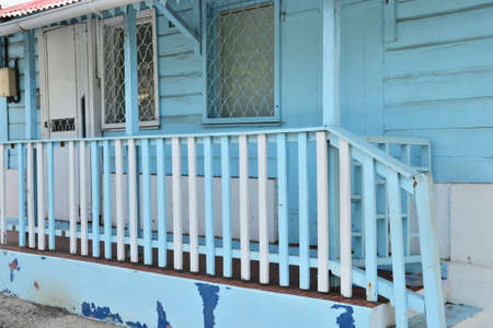 Martinique, the picturesque city of Sainte Anne in West Indiesの写真素材