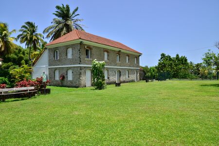 Martinique, Habitation Fonds Saint Jacques in Sainte Marieのeditorial素材