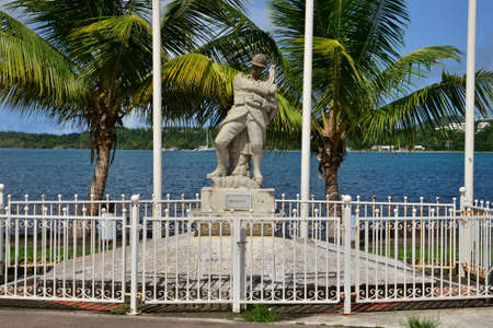 Martinique, the picturesque war memorial of La Trinite in West Indiesのeditorial素材