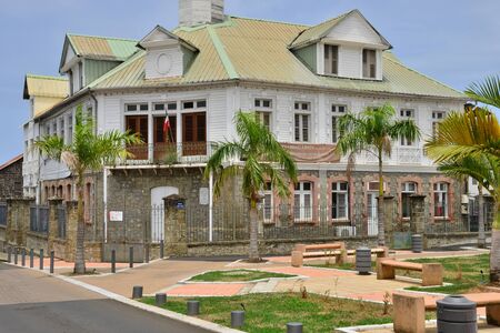 Martinique, the picturesque city of Le Francois in West Indiesのeditorial素材