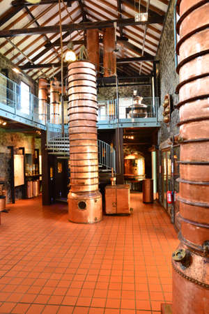Martinique, the St James distillery of Sainte Marie in West Indies