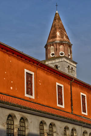 Croatia, the picturesque city of Zadar in Balkanの写真素材