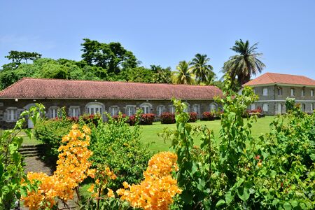 Martinique, Habitation Fonds Saint Jacques in Sainte Marieのeditorial素材