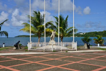 Martinique, the picturesque war memorial of La Trinite in West Indiesのeditorial素材