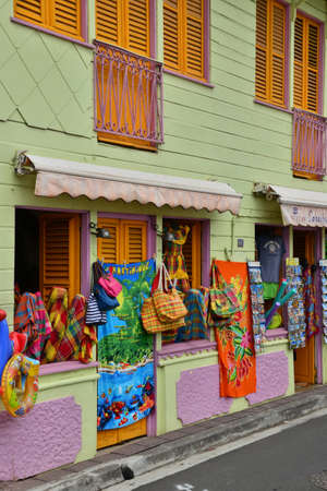 Martinique, the picturesque village of Le Diamant in West Indiesのeditorial素材
