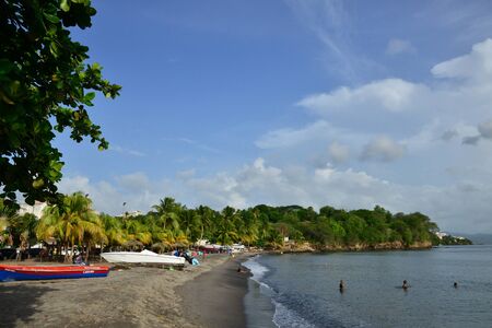 Schoelcher, Martinique, France - august 29 2015 : the picturesque seaside