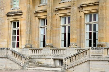 Versailles, France - august 19 2015 : Petit Trianon in the Marie Antoinette estate in the parc of Versailles Palaceのeditorial素材