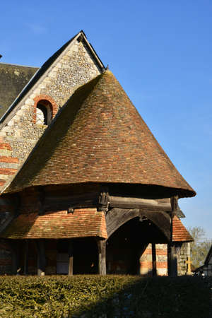 Beauficel en Lyons, France - the Notre Dame churchの写真素材